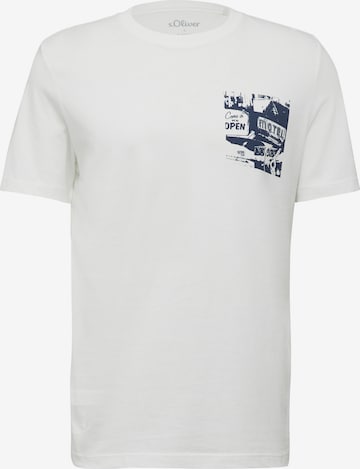 s.Oliver Shirt in White: front