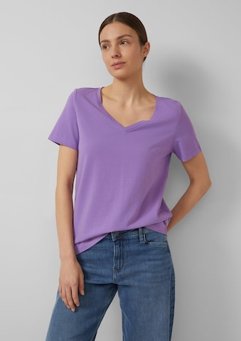 T-shirt s.Oliver en violet : devant