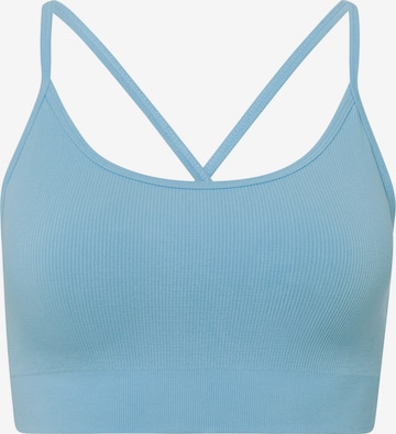 Bustier Soutien-gorge Les Lunes en bleu : devant