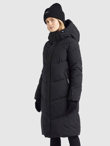 khujo Wintermantel 'Torino' in Zwart: voorkant