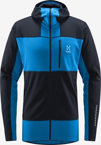 Haglöfs Athletic Fleece Jacket 'L.I.M Mid Fast' in Blue: front