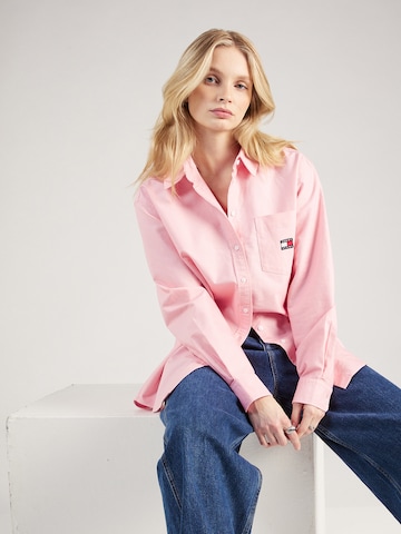 Tommy Jeans Bluse in Pink: predná strana