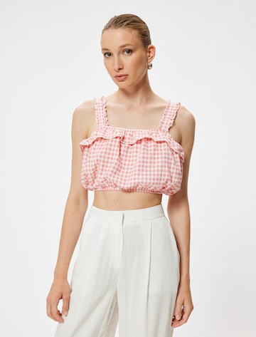 Koton Top in Pink: front