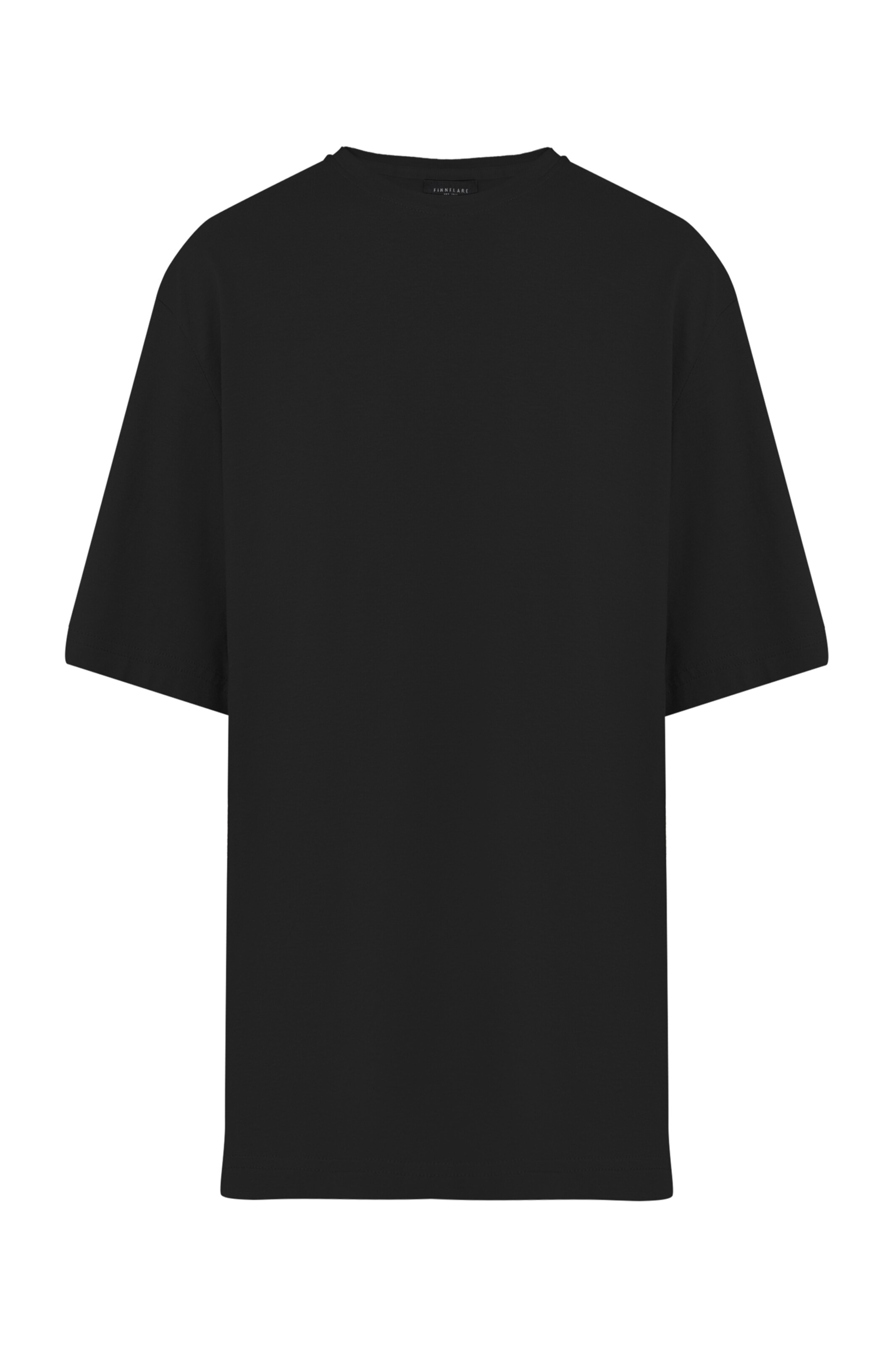 Frauen Shirts & Tops Finn Flare Basic-Shirt in Schwarz - KC89142