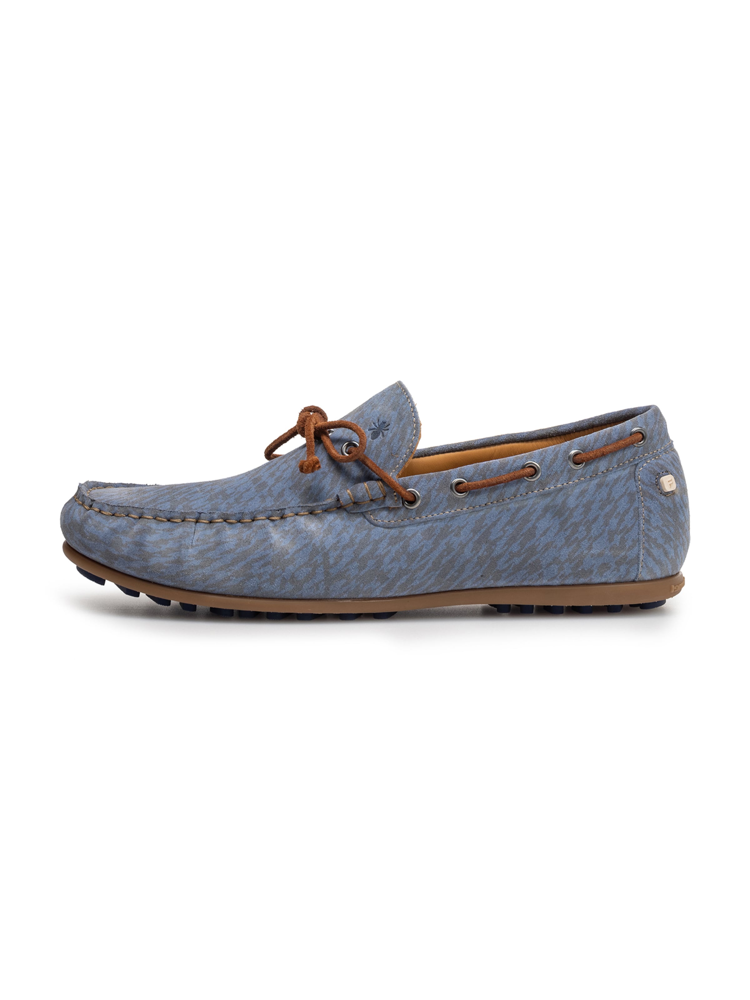 Floris van Bommel Mocassins 'DE DRIJVER 01' in Blauw: voorkant
