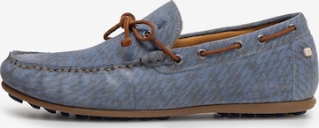 Mocassin 'DE DRIJVER 01' Floris van Bommel en bleu : devant