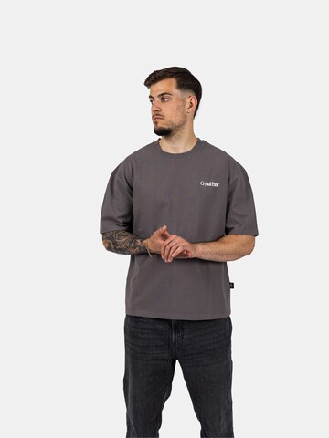 Crystal Paris Shirt 'Time'‌‌‌‌‌‌ in Grau