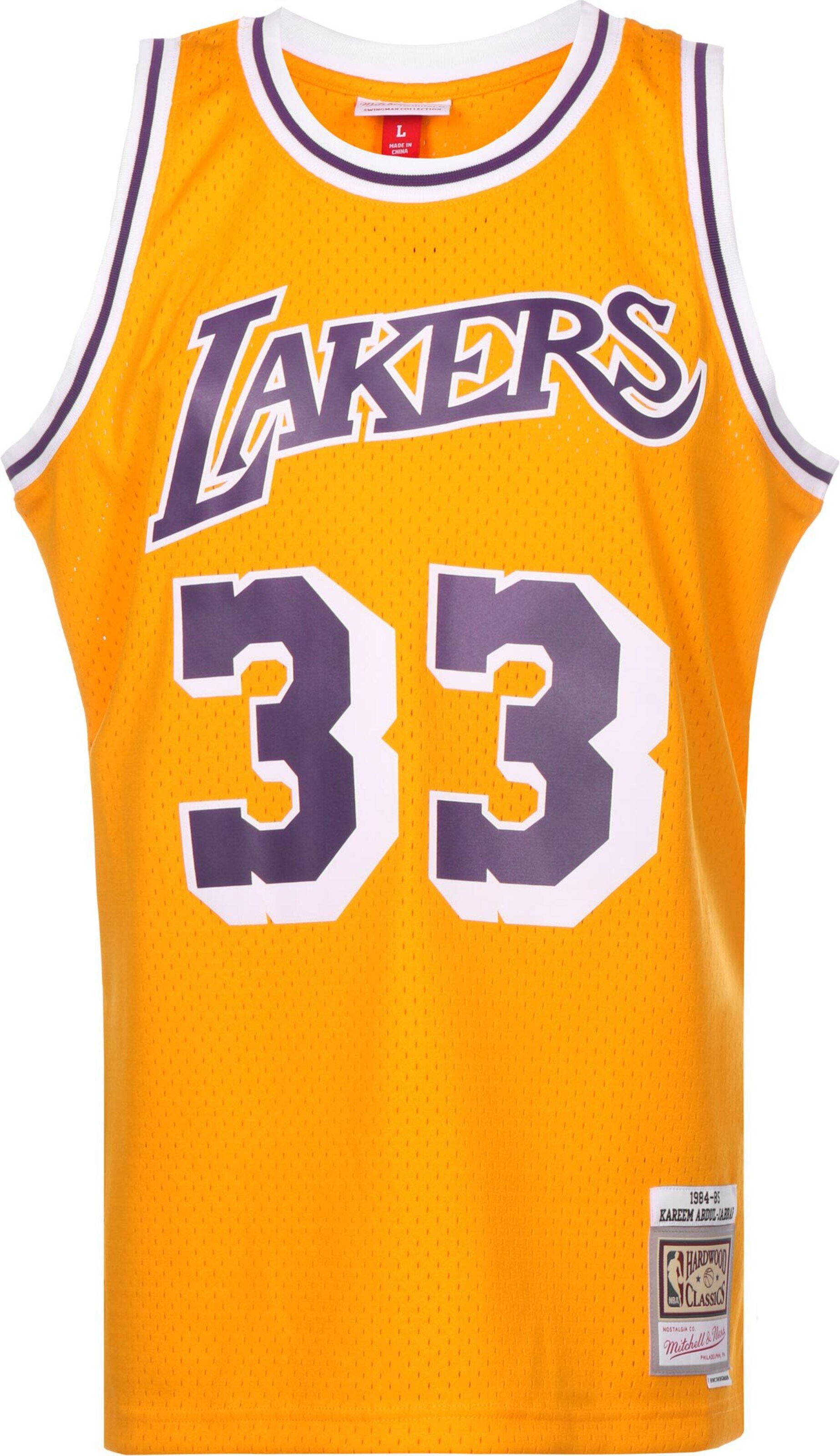 Mitchell & Ness Shirt in Gold: front