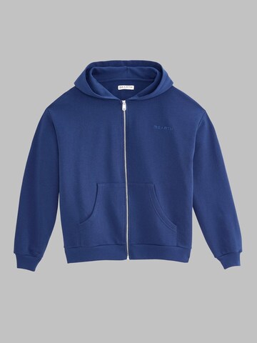 BEARTH Zip-Up Hoodie 'Bio-Baumwolle' in Blue