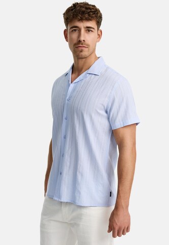 INDICODE JEANS Regular fit Button Up Shirt 'Way' in Blue