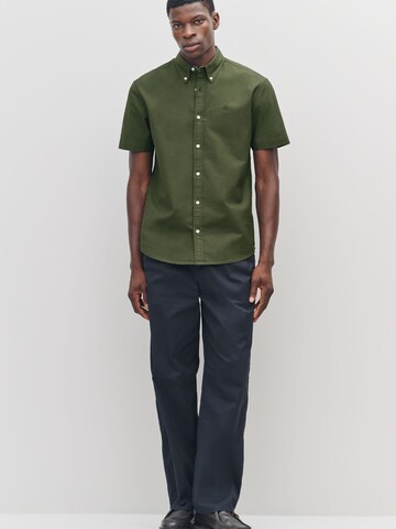 Next Regular fit Button Up Shirt in Green