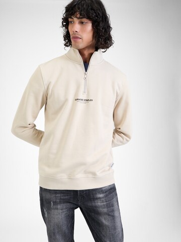 Felpa 'ONSCurated' di Only & Sons in grigio: frontale