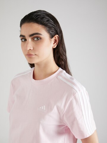 ADIDAS SPORTSWEAR Shirt 'Essentials 3-Stripes ' in Pink