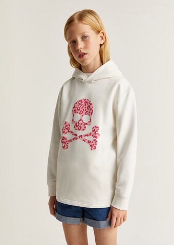 Sweat-shirt 'Leo Skull' Scalpers en blanc