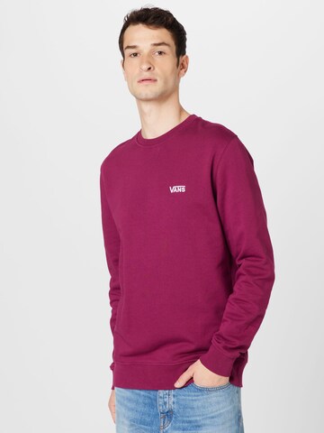 VANS Sweatshirt in Purple: front