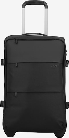 Jump Travel Bag in Black: front