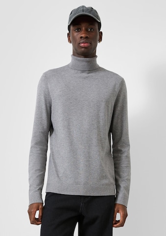 QS Strickpullover in Grau: Vorderseite