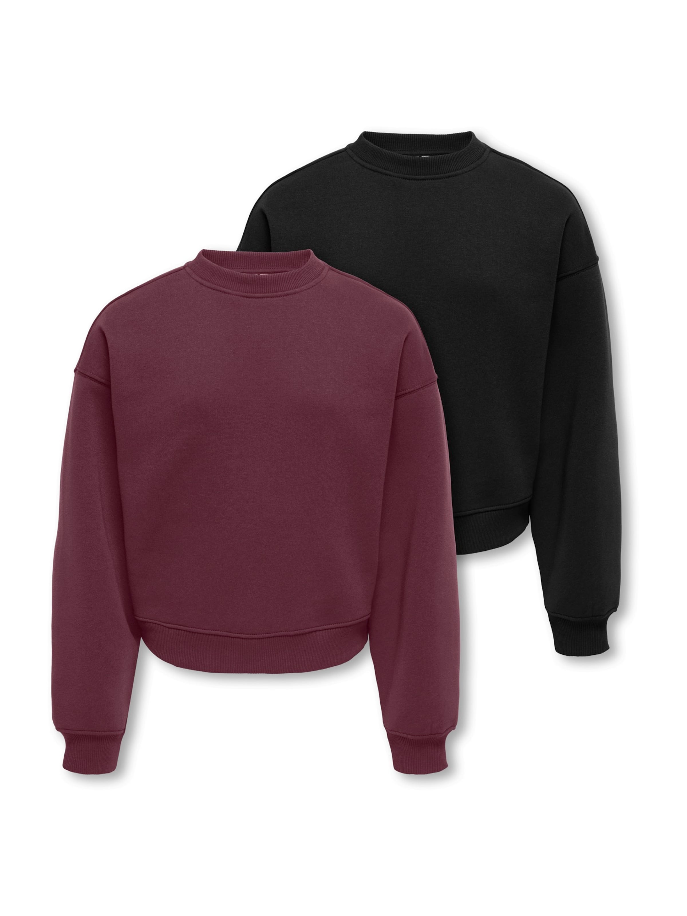 ONLY GIRLS Sweatshirt 'KOGBEST' in Rot: Vorderseite