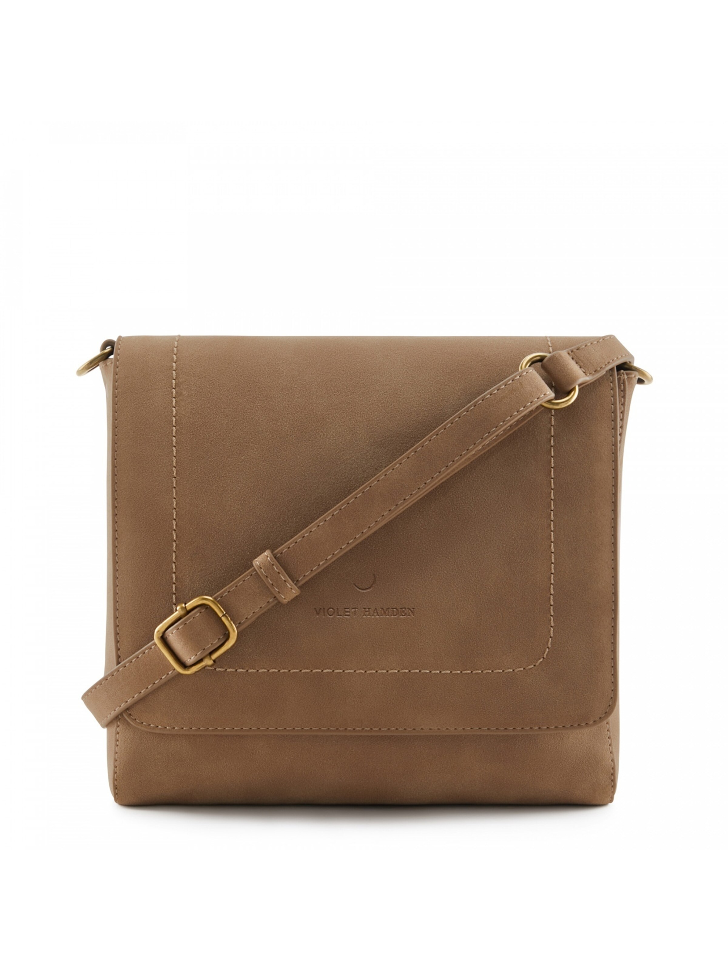 Violet Hamden Crossbody bag in Grey: front