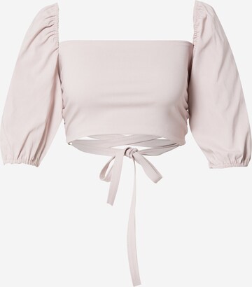 Femme Luxe Blouse 'HATTIE' in Roze: voorkant