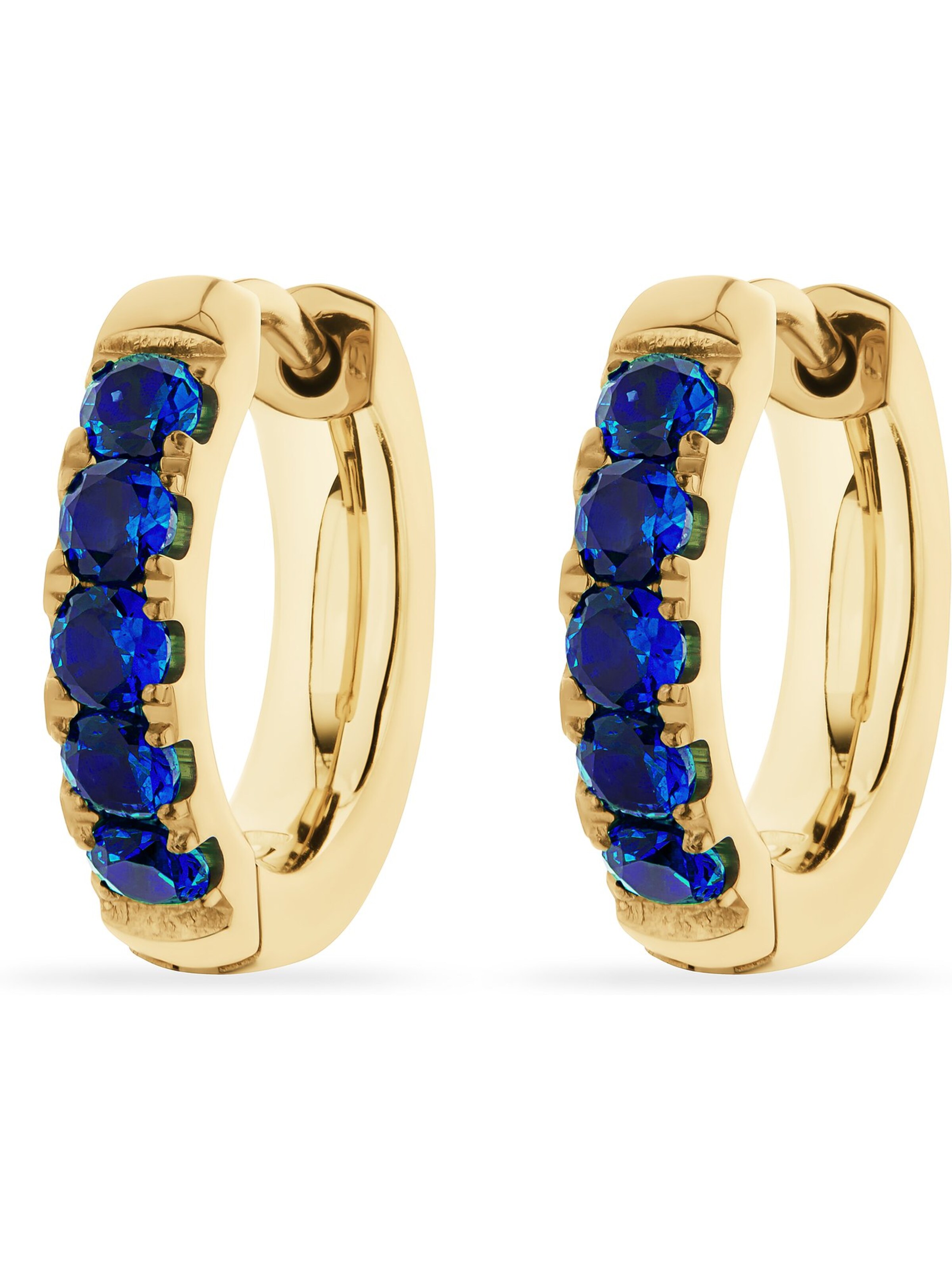 FAVS Ohrringe in Blau: Vorderseite