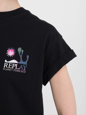 REPLAY Shirt in Black