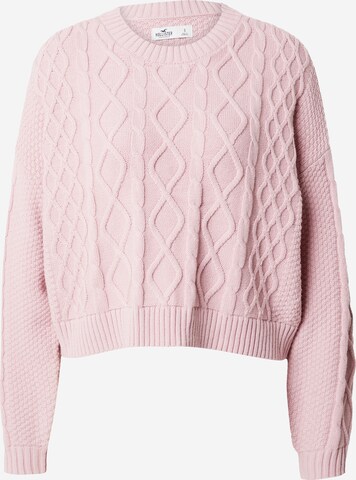 Pull-over HOLLISTER en rose : devant