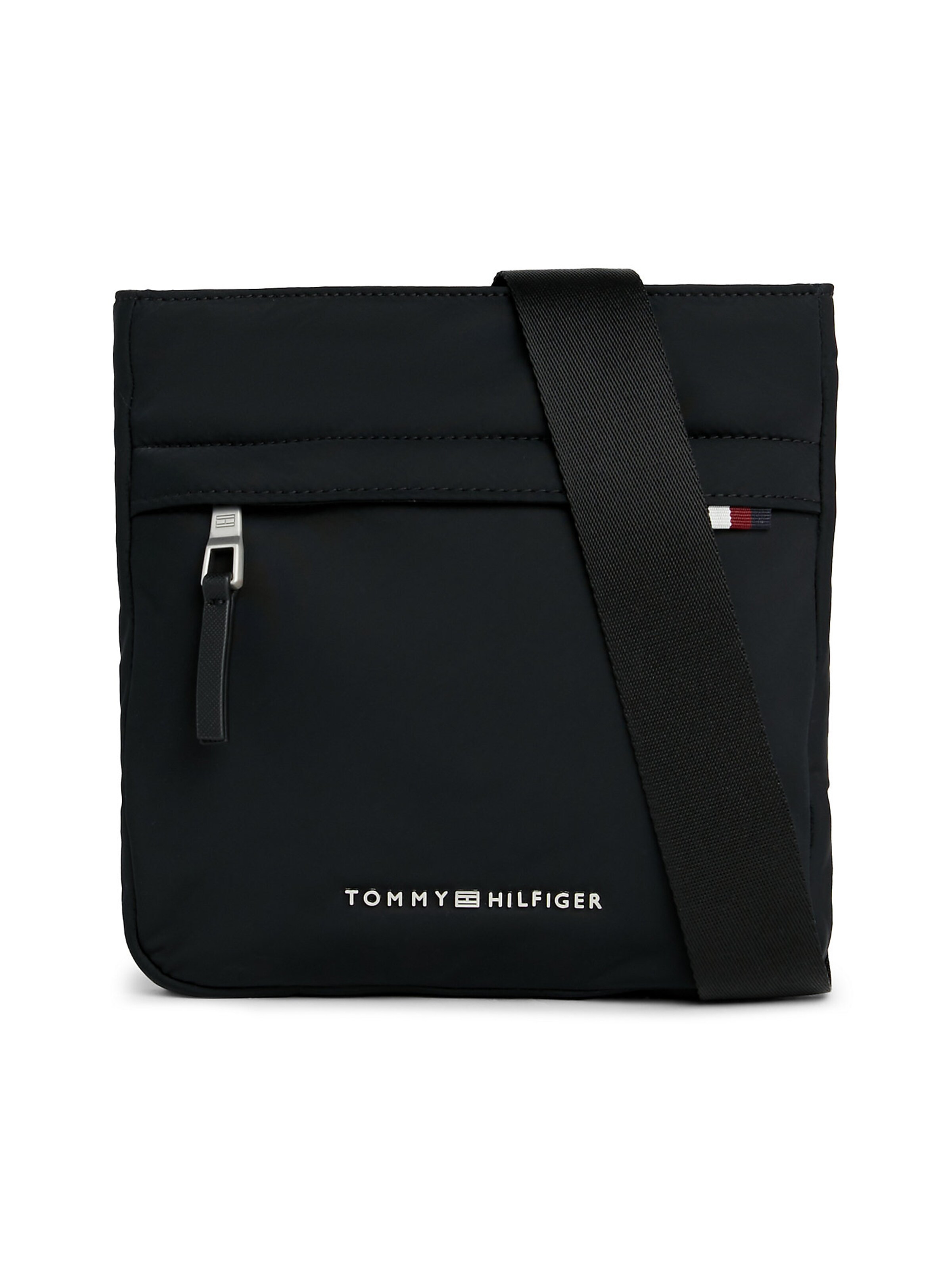 TOMMY HILFIGER Crossbody Bag in Black: front