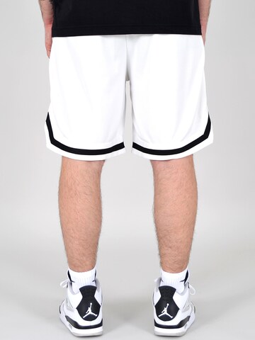 Adam Loosefit Sporthose 'Sweatshorts Basketball Shorts'‌‌‌‌‌‌‌‌‌ in Weiß