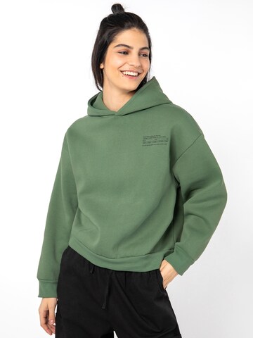 Sublevel Sweatshirt in Grün: Vorderseite