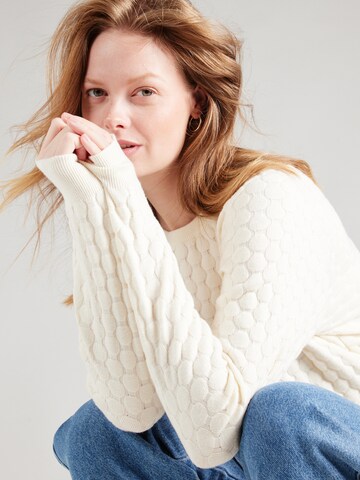 QS Pullover in Weiß