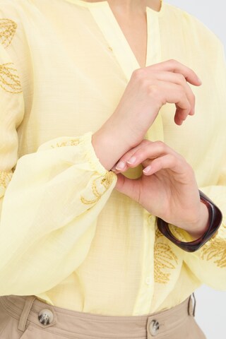 Chemisier 'FRWINA' Fransa en jaune