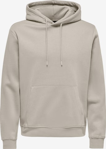 Only & Sons Sweatshirt 'ONSConnor' in Beige: voorkant