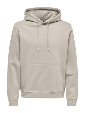 Only & Sons Sweatshirt 'ONSConnor' in Beige: front