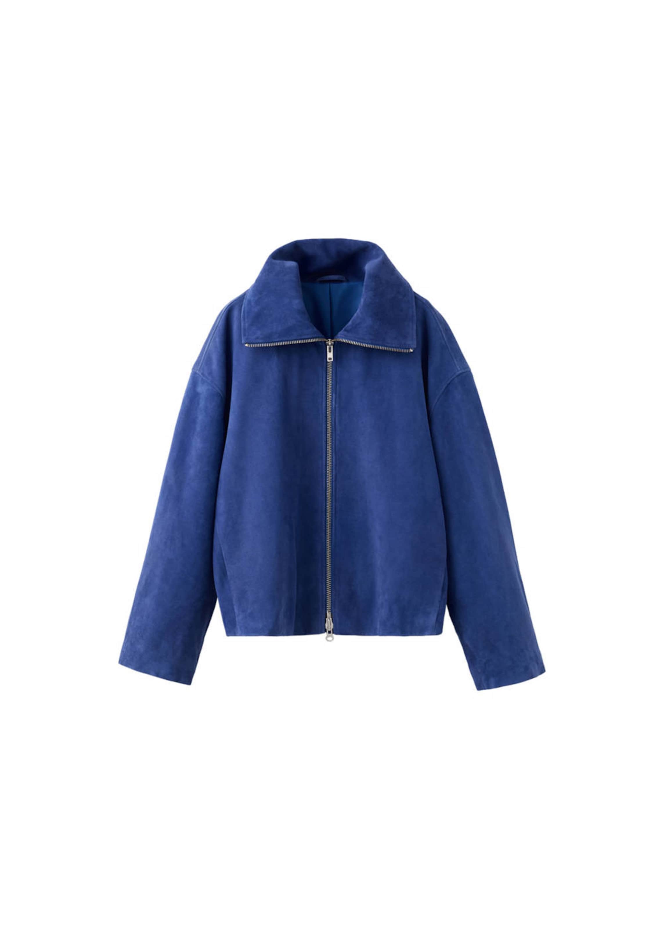 MANGO Between-Season Jacket 'Alexa' in Blue: front