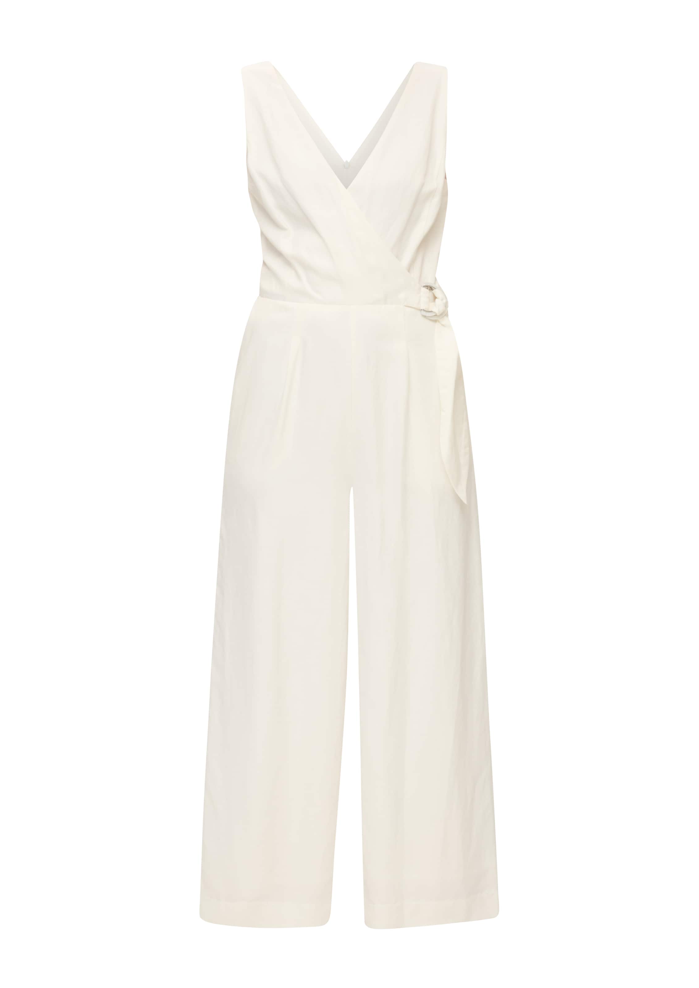 s.Oliver BLACK LABEL Overal - Béžová: predná strana