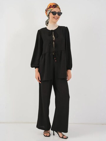 Bigdart - Calças de fato em preto: frente