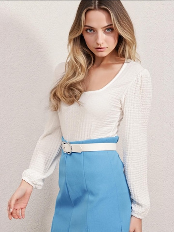 Bigdart Blouse in Wit: voorkant