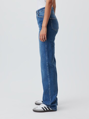 Wide leg Jeans 'Anais Tall' de la LeGer by Lena Gercke pe albastru