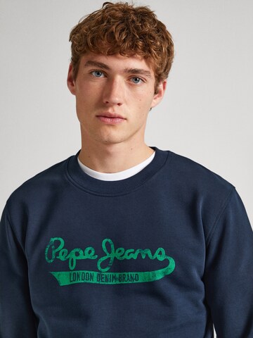 Pepe Jeans Sweatshirt 'ROI' i blå