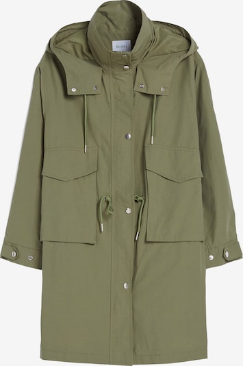 Bershka Between-seasons parka in Green, Item view