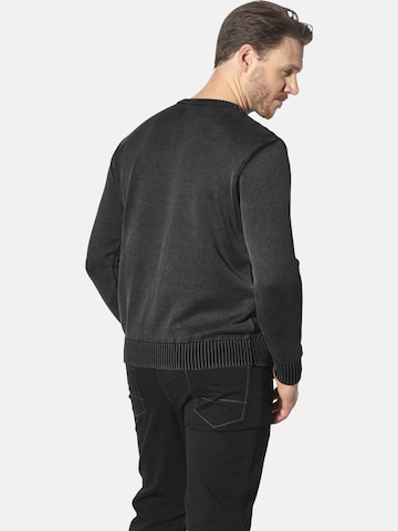 Jan Vanderstorm Pullover 'Rabbe' in Schwarz