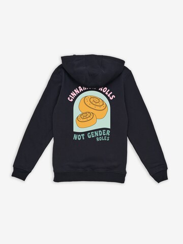 ABOUT YOU DROP Sweater 'Cinnamon Rolls' in Blue: front