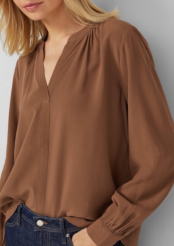s.Oliver Blouse in Bruin