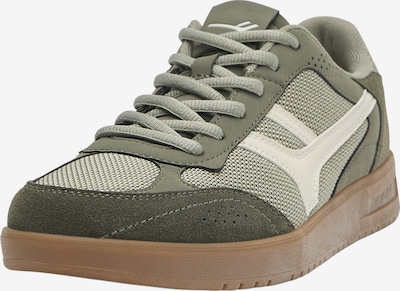 Pull&Bear Matalavartiset tennarit värissä vaaleabeige / khaki / oliivi, Tuotenäkymä