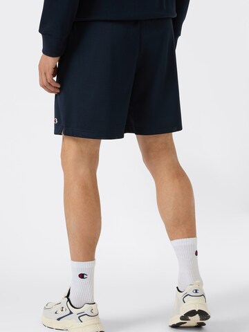 Champion Authentic Athletic Apparel Ohlapna forma Športne hlače | modra barva