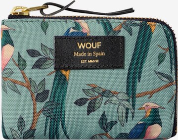 Wouf Wallet in Green: front