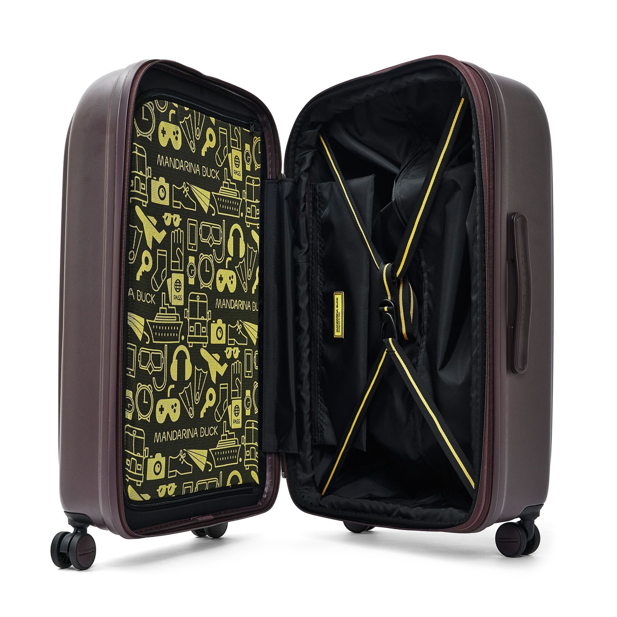 MANDARINA DUCK Trolley 'Logoduck' in Lila