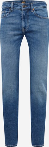 BOSS Slimfit Jeans 'Delaware' in Blauw: voorkant