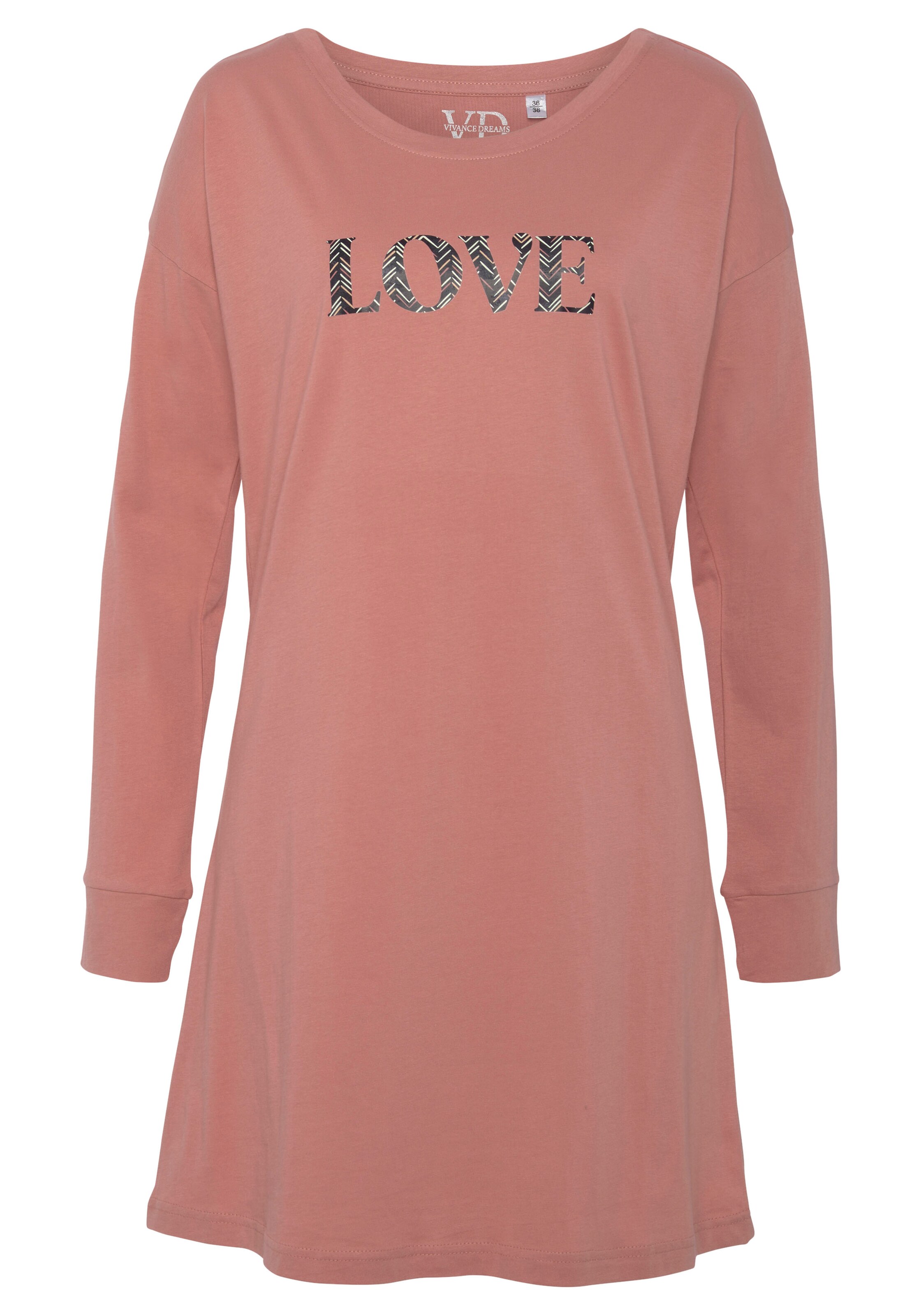 VIVANCE Nightgown 'Dreams' in Pink: front